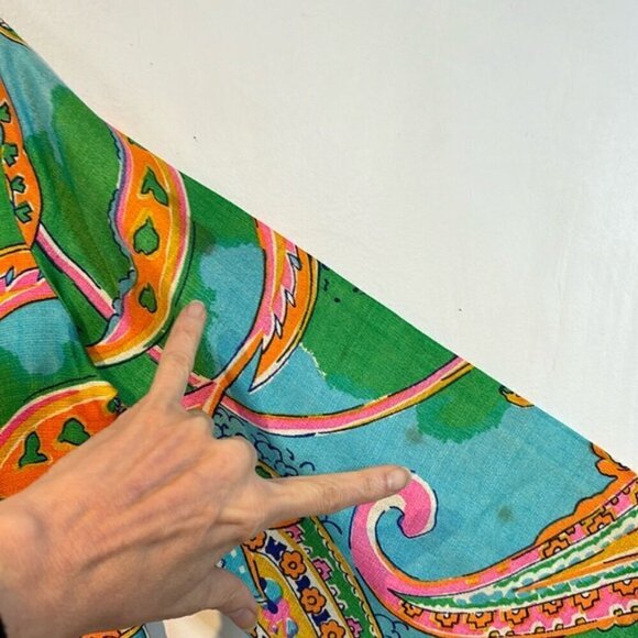 Vintage Keyloun Maxi Dress, Zip Front Size 12. - Picture 16 of 16